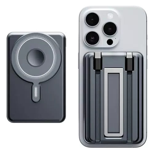 Eazpower MagSafe Powerbank für iPhone, 10.000mAh, Wireless 20W PD Schnellladen