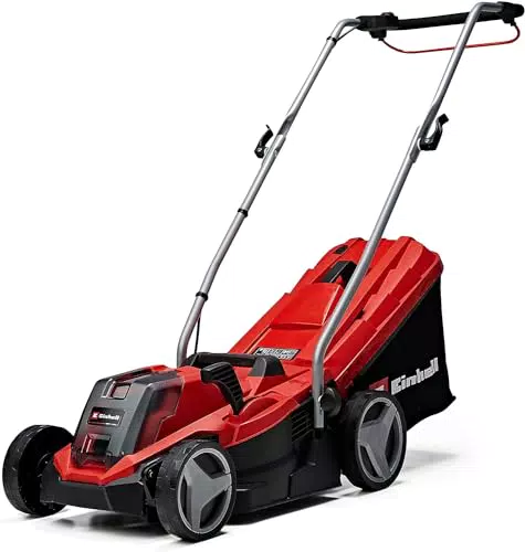 Einhell Akku-Rasenmäher GE-CM 18/33 Li Power X-Change - Bürstenloser Motor, 5-stufige Schnitthöhenverstellung