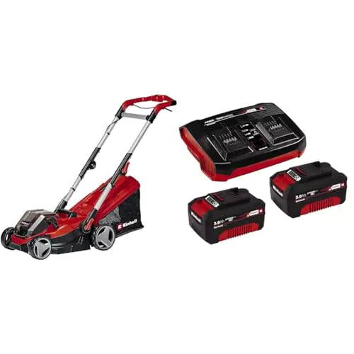 Einhell Akku-Rasenmäher GE-CM 36/34-1 Li Power X-Change mit 5-stufiger Schnitthöhenverstellung