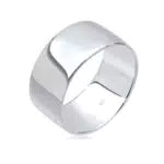 Elli Damen Ring Stacking Basic Breit aus 925 Sterling Silber