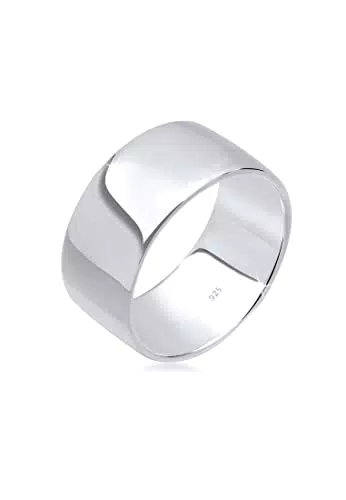 Elli Damen Ring Stacking Basic Breit aus 925 Sterling Silber