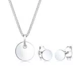 Elli Schmuckset Geo Basic Trend aus 925 Sterling Silber für Damen