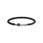 Emporio Armani Armband Für Männer, 18.50Cm Silbernes Edelstahlarmband