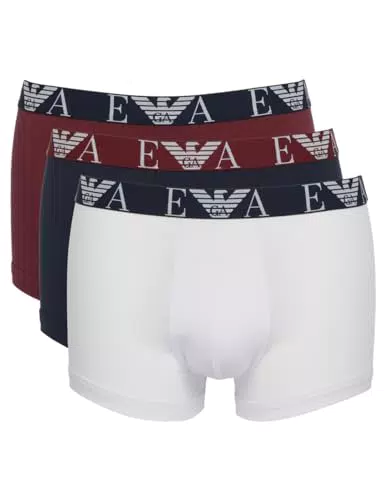 Emporio Armani Herren Bold Monogram Trunks – Hochwertige Unterwäsche für Männer