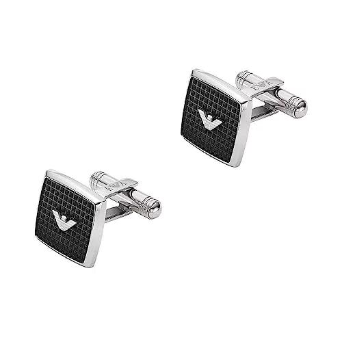 Emporio Armani Manschettenknöpfe Edelstahl EGS2997040, 15x15mm