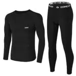 EONGOA Herren Thermounterwäsche Set mit Innenfleece für Winteraktivitäten