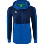 Erima Damen Trainingsjacke Six Vleugels mit Kapuze
