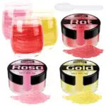 Essbares Glitzer Set - Geschmacksneutrales Glitzerpulver für Getränke und Desserts