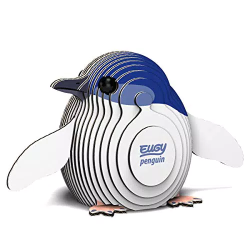 EUGY Pinguin 3D Tier-Puzzle für Kinder und Erwachsene – DIY Bastelset ab 6 Jahren