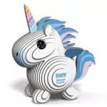EUGY Einhorn Pegasus 3D Tier-Puzzle für Kinder und Erwachsene, Bastelset ab 6 Jahren