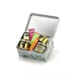 Périgord Geschenkset Delikatessen mit Wachtel und Ententerrine in Blechbox