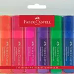 Faber-Castell Textmarker Set TL 1546 mit langlebiger Keilspitze, nachfüllbar