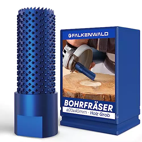 FALKENWALD Zylinderfräser 30mm - Zubehör für Winkelschleifer Holzbearbeitung