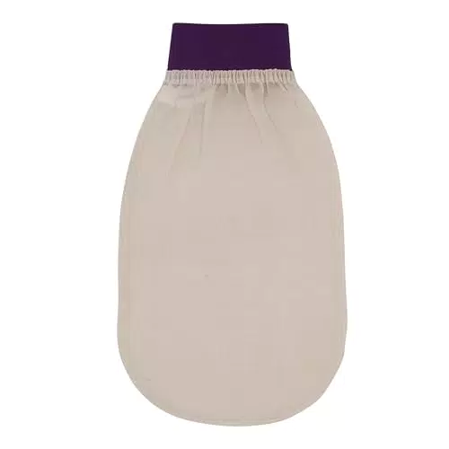 Feel Fine Peelinghandschuh – 100% Rohkokonseide Hammam Kese für Männer und Frauen