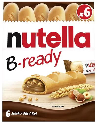 Ferrero Nutella B-ready Snack – Leckere Schokoladencreme in knuspriger Hülle
