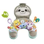 Fisher-Price Faultierspielkissen für Babys | Kissen mit Vibration, Beißring & Musik