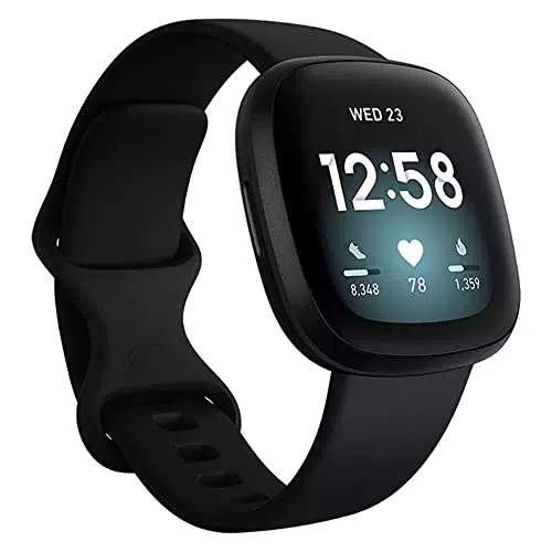 Fitbit Versa 3 Smartwatch mit integriertem GPS und 6 Monaten Premium-Mitgliedschaft