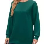 Florboom Damen Oversize Langarm Sweatshirt T-Shirt