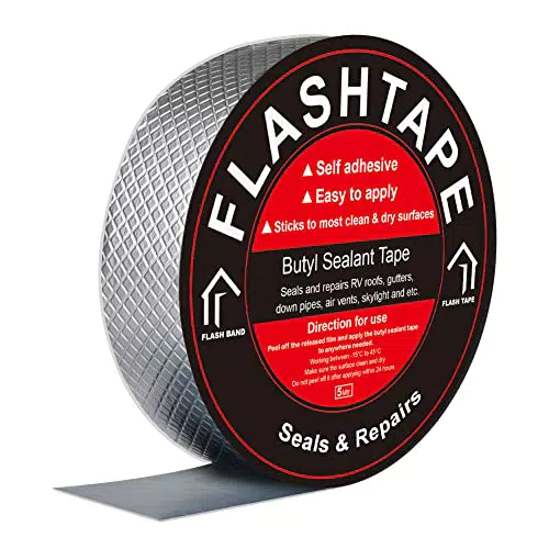Fowong Butyl Klebeband - Wasserdichtes Reparaturband für Rohr und Dach