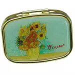 Fridolin Pillendöschen Van Gogh Sonnenblumen aus Metall