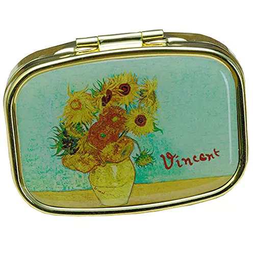 Fridolin Pillendöschen Van Gogh Sonnenblumen aus Metall