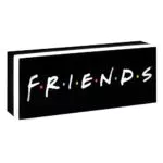 FRIENDS Logo Leuchte – Offiziell lizenzierte Deko für Sitcom-Fans, USB/Batterie