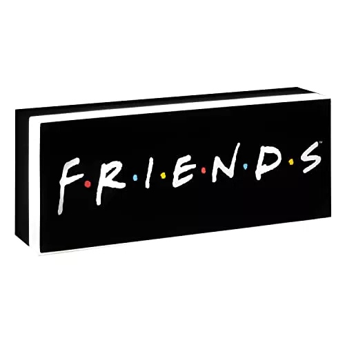 FRIENDS Logo Leuchte – Offiziell lizenzierte Deko für Sitcom-Fans, USB/Batterie