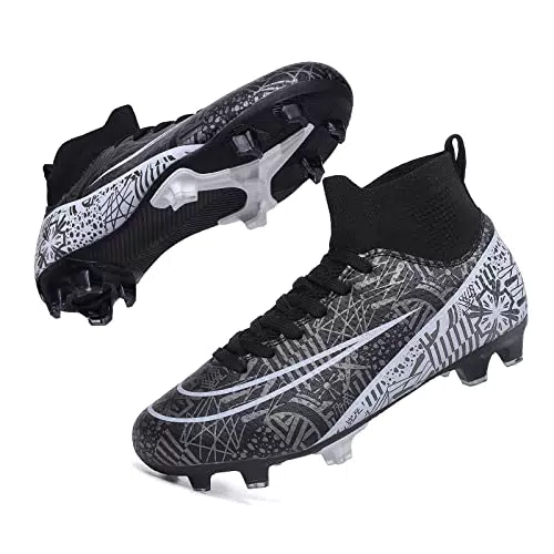 Madame Fußballschuhe Herren High Top Spike für Kunstrasen