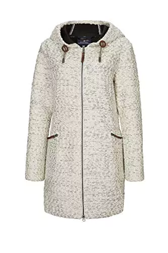 G.I.G.A. DX Damen Roshana Strickparka/Strickmantel/Parka In Strickoptik Mit Kapuze