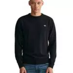 GANT Herren Pullover aus Superfine Lambswool, C-Neck Modell