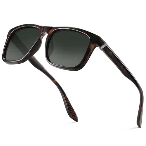 Gesruny Polarisiert Sonnenbrille Unisex Retro UV400 für Fahren und Wandern