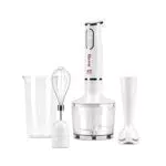Girmi MX16 Stabmixer 3-in-1 mit Pürierstab und Schneebesen, 400 W, Edelstahlklingen
