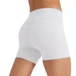 Glacspyg Damen Radlerhose V-Taille High Waist Gym Shorts für Fitness und Yoga