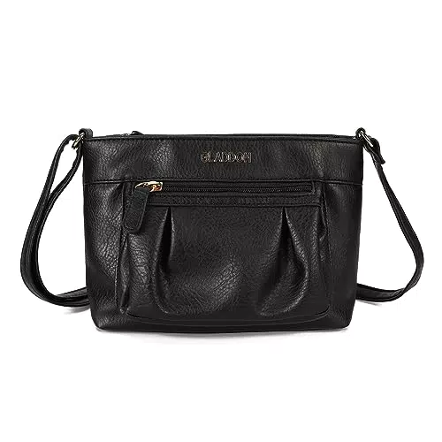 Gladdon Handtasche Damen - Kleine Umhängetasche Multi Pocket Casual Vintage