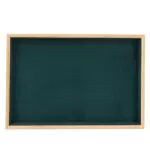 GLOGLOW Schmucktablett-Organizer aus Holz – Eleganter Flanell Schmuckhalter