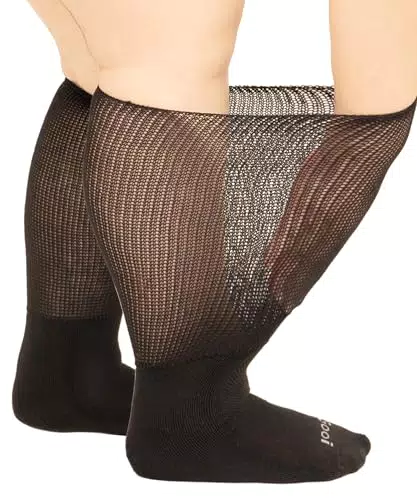 Gooi Extra Weite Diabetikersocken ohne Gummibund für geschwollene Füße