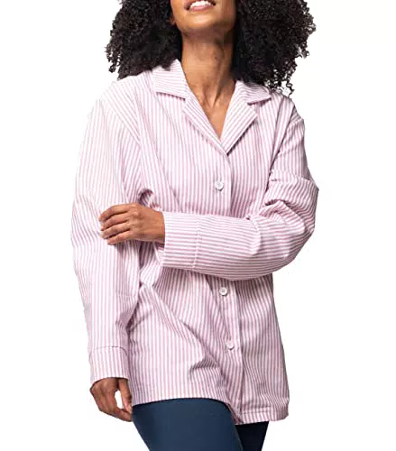 greenjama Damen Pyjama-Hemd, GOTS-Zertifiziert Pyjamaoberteil