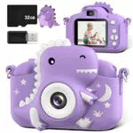 GREENKINDER Kinderkamera 20MP 1080P HD mit 32GB Karte für Kinder von 3-12 Jahren