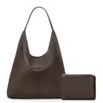 GSenhui Hobo Bag Damen - Weiche Leder Schultertasche Shopper Vintage Tasche