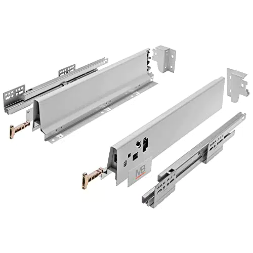 GTV Modern Box Schublade 500mm - Leises Schließen, einfache Installation, 40 kg Belastung