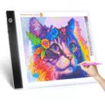 Guiseapue Leuchttisch A4 – Einstellbare Helligkeit für Diamond Painting und Zeichnen