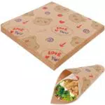 Guittly Deli Papierblätter – Umweltfreundliches Backpapier für Sandwich und Pommes