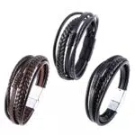 GUTERTOP Lederarmband für Herren – Tolles Geschenk für Männer