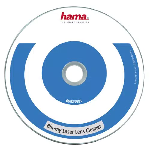 Hama Blu-Ray Reinigungsdisc für die Reinigung von Blu-Ray Laufwerken