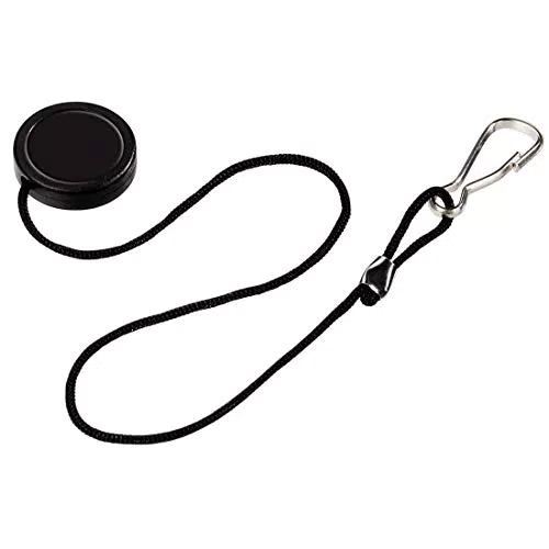 Hama Objektivdeckel Halter mit Karabinerhaken für Kameraöse