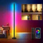 HANDSONIC LED Stehlampe RGBIC Dimmbar mit App und Musikmodus für Wohnzimmer