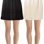 Hanpceirs Damen Petticoat Unterröcke für Kleider - Satin Rock Extenders