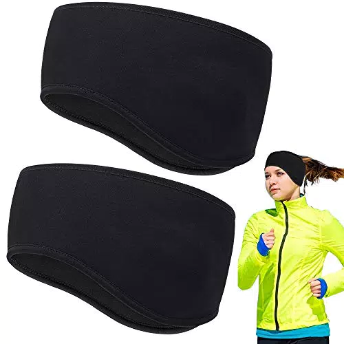 Winter Stirnband für Damen und Herren - Elastisches Sport Stirnband für Joggen, Laufen, Wandern, Radfahren