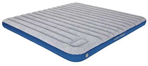 High Peak Luftbett Cross Beam King mit integrierter Fußpumpe und Anti-Rutsch-Funktion