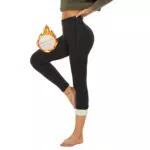 HLTPRO Thermo Leggings Damen – Gefütterte High Waist Thermohose für den Winter